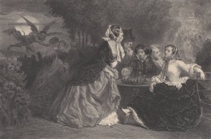 恶魔的女儿们 《生物》，约1848-62。 作者 塞莱斯廷·南特伊