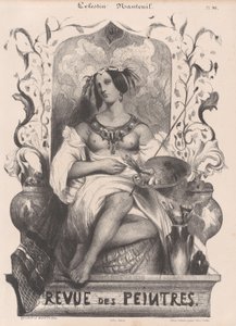 Revue de Peintres》的扉页，1835年。 作者 塞莱斯廷·南特伊