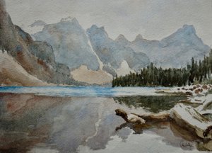 碛湖 IMG_2024，2015 年（水彩画）