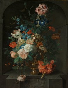 静物与花 作者 Coenraet Roepel