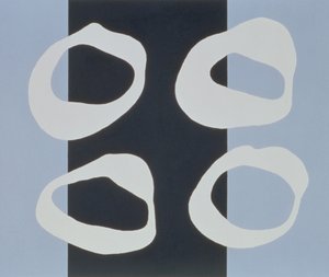 Blue Ground IV，1998（丙烯画布）