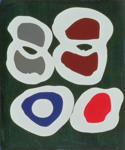 Cross-Cut，1998（丙烯画布）
