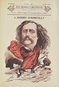 Jules Barbey d&39;Aurevilly（1808-89）来自“今日之人”的封面 作者 科尔托克