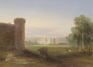 政府大楼和马厩，悉尼，1841年