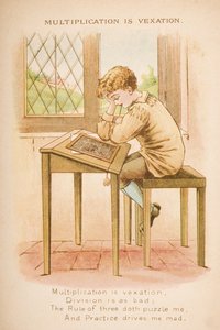 乘法是由Frederick Warne und Co.出版的&39;Old Mother Goose&39;s Rousmes and Tales&39;，1890年代（chromolitho） 作者 康斯坦斯·哈斯伍德