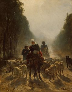 通往市场的道路，1858年？59 作者 永恒埃米尔特罗永
