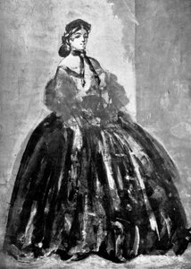 女人的画像，19世纪，1930年。 作者 康斯坦丁人