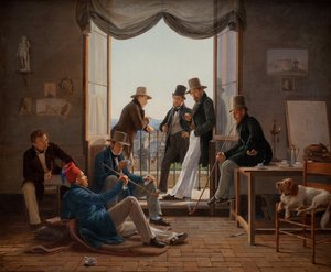 1837年在罗马的丹麦艺术家团体