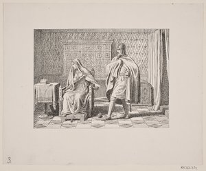 Svend Grundtvig 的插图，"Marsk Stig: Dansk Folkevise Fra 13de Aarhundrede"，1861 年