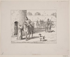 Svend Grundtvig 的插图，"Marsk Stig: Dansk Folkevise Fra 13de Aarhundrede"，1861 年