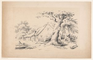 农舍和两棵树
风景（系列名称） 作者 希尔玛·约翰内斯·贝克尔