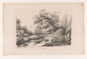 岩石景观与溪流
风景（系列名称）