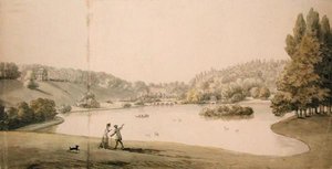 斯托赫德，约1780年（纸上水彩和铅笔）。