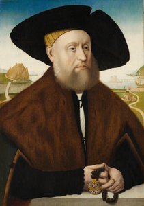Heinrich vom Rhein zum Mohren 1477-1536, 1520年代末。 作者 仿照康拉德·费伯·冯·克雷兹纳赫 (Conrad Faber von Creuznach)。