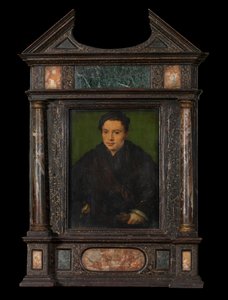 一个男人的肖像（面板油画） 作者 Corneille de la Haye（1500-75）