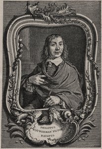 飞利浦-伍尔夫曼或菲利普斯-伍尔夫曼的肖像 1619-1668年荷兰画家--尼古拉斯-加布里埃尔-杜普伊斯根据科内利斯-维舍尔的作品雕刻的。 作者 Cornelis（之后）Visscher