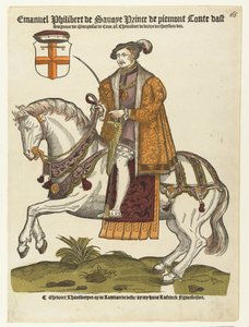 萨瓦的伊曼纽尔-菲利贝尔骑马肖像 作者 Hans Liefrinck (I) (可能)