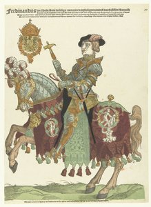 奥地利斐迪南一世骑马肖像 作者 Hans Liefrinck (I) (可能)