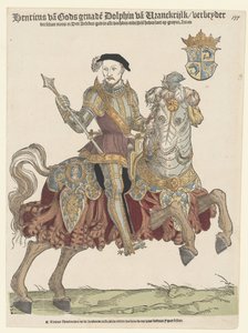 法国亨利二世骑马肖像 作者 Hans Liefrinck (I) (可能)