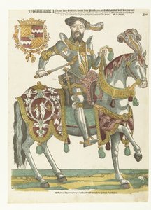布伦的马克西米利安骑马肖像 作者 Hans Liefrinck (I) (可能)