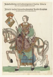 伊莎贝拉公主骑马的肖像 作者 Hans Liefrinck (I) (可能)