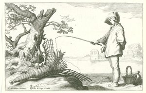 De jonge visser
Vier pastorale scènes（系列标题） 作者 Cornelis Bloemaert (II) (可能)