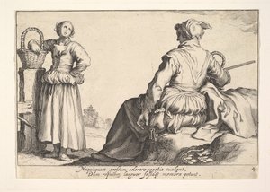 职业的乐趣。 作者 科尼利斯·布洛埃马特（Cornelis Bloemaert）