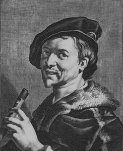 拿着长笛的人》，1625年。
