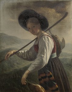 瑞士农妇 作者 Cornelis Cels
