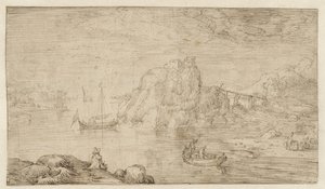 河景 作者 Cornelis Claesz van Wieringen（归属于）