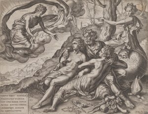 德行的不朽回报》，1564年。 作者 科尼利斯·科尔特（Cornelis Cort）