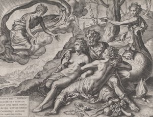 德行的不朽回报》，1564年。 作者 科尼利斯·科尔特（Cornelis Cort）