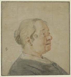 女性半身像，右侧剖面 作者 科内利斯·杜萨特（可能）