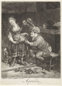 四月
四月
一年十二个月，Les XII Mois de l