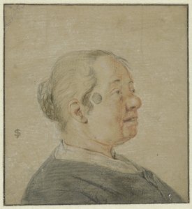 女性半身像，右侧剖面 作者 科尼利斯·杜萨特