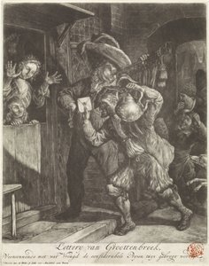 格鲁特布鲁克彩票，1694 年
格鲁特布鲁克的彩票，显示带着怎样的喜悦带来了可观的奖品（物品上的标题） 作者 雅各布·戈尔