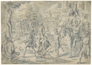 向父亲的尸体开枪 作者 Cornelis Floris (II) (圈子)