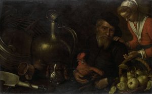 卖家禽的 作者 科内利斯·雅各布斯·德尔夫