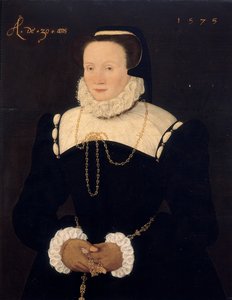 一位女士的画像，1575年