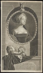 安妮-博林，1697年 作者 Cornelis Martinus Vermeulen
