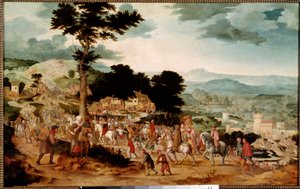 科内利斯-马西斯（1508-1580）的《髑髅之路》画作 16世纪 布拉格，国家美术馆