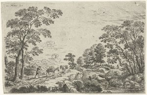 有骡夫的风景 作者 弗兰斯·范登·维恩加德