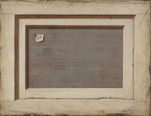 特伦佩卢埃（Trompe loeil）。有框画的反面，1668-1672年