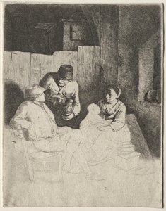 坐在客栈里的母亲 作者 Cornelis Pietersz Bega