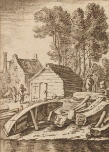 船厂，1761年，1765年出版。 作者 科内利斯·普洛斯·范·阿姆斯特尔