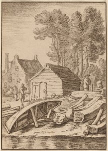 船厂，1761年，1765年出版。 作者 科内利斯·普洛斯·范·阿姆斯特尔