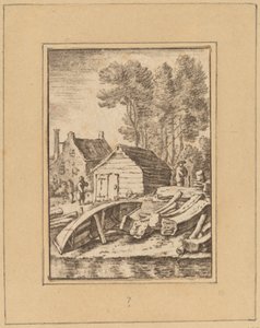 船厂，1761年，1765年出版。 作者 科内利斯·普洛斯·范·阿姆斯特尔