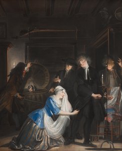 发现虚假的美德：1739年在洗衣篮中发现沃尔克特 作者 Cornelis Troost