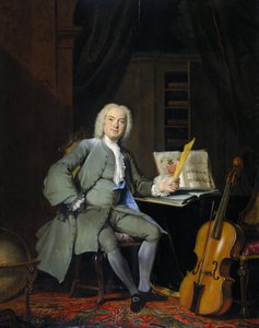 1736年Van der Mersch家族成员的肖像 作者 Cornelis Troost