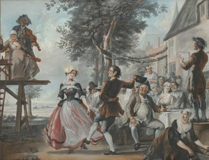 克洛里斯和罗西的婚礼 作者 Cornelis Troost